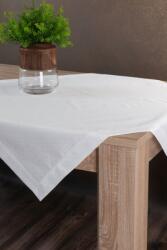Takoy Traversă de masă albă 85x85 cm ELIZA, decorată cu fir argintiu lucios și bordură elegantă Fata de masa