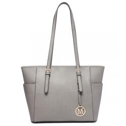 Konofactory Szürke elegáns shopper táska „Celeste (K642-gray)