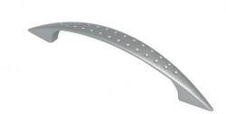  Maner metalic model Noktali, 96 mm, finisaj aluminiu - myeshop