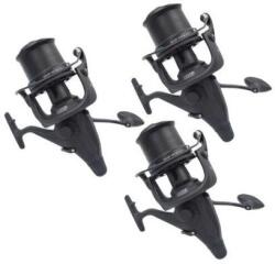 EastShark Set 3 Mulinete pentru pescuit la Crap ID 8000 cu tambur metalic, 10 rulmenti si baitrunner