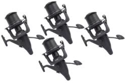 EastShark Set 4 Mulinete pentru pescuit la Crap ID 8000 cu tambur metalic, 10 rulmenti si baitrunner