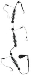 Prokarpfishing Montura cu 3 momitoare si 3 carlige Pentru Crap Caras Platica Editie Black