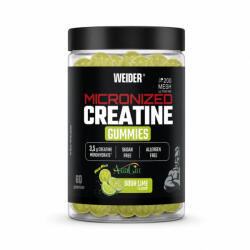 Weider Mikronizált Kreatin gumicukor - savanyú lime - 60 db