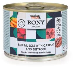FALCO Rony Mono konzerv kutyáknak marhahússal, répával, céklával 15x200g