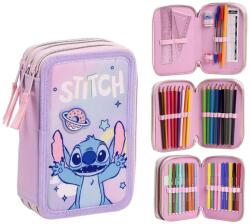  DISNEY Lilo és Stitch tolltartó töltött 3 emeletes