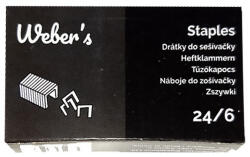  Tűzőkapocs WEBER`S 24/6 1000 darabos - mystock