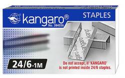 Kangaro Tűzőkapocs KANGARO 24/6 1000 darabos (C524421) - mystock