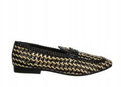 Gioseppo Női áttört bőr mokaszin Gioseppo Wabasha Black méret37 (79108-BLACK)
