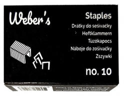  Tűzőkapocs WEBER`S No. 10 1000 darabos