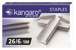 Kangaro Tűzőkapocs KANGARO 26/6 1000 darabos (C526326) - mystock