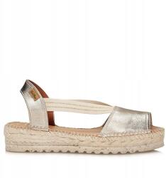 Toni Pons Női szandál Toni Pons Estel-sw plati arany bebújós espadrilles (ESTEL-SW)