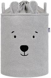 SIPO Букле кош за съхранение на играчки Sipo - XL с връзка, сиво мече (PAT72927)