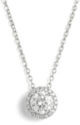 Raizel Colier din argint cu piatra moissanite de 1CT, Delicate Glow (RZ2021)
