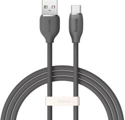 Baseus Cablu de Date USB la Type-C 100W, 1.2m - Baseus Jelly Liquid Silica Gel (CAGD010001) - Black - 1 BUC (KF239141)