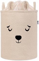 SIPO Букле кош за съхранение на играчки Sipo - XL с връзка, бежово мече (PAT72931)