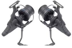 EastShark Set 2 Mulinete pentru pescuit la Crap ID 8000 cu tambur metalic, 10 rulmenti si baitrunner (14084)