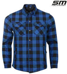 SM Racewear Camasa moto SM Racewear Renegade - Kevlar integral, protectii CE umeri coate coloana, inchidere fermoar + capse - Diverse culori (CTR024-XXLA)
