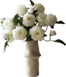 Botane Buchet de flori artificiale Botane, bujori, 72 cm, alb (BOT-BOU-063)