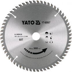 TOYA Disc fierăstrău pentru aluminiu 180×60T×20 mm (YT-60907) (YT-60907) Fierastrau