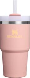STANLEY Pahar termic cu pai Quencher H2.0 Flowstate Peach Rose 590 ml (10-21041-0077)