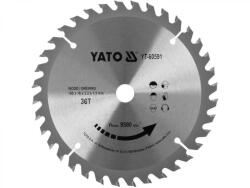 TOYA Disc fierăstrău pentru lemn 165×16 mm 36T (YT-60591) Fierastrau