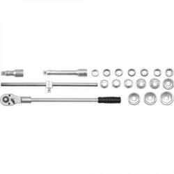 TOYA Set chei tubulare 3/4" 20 piese (YT-1335) - sculeforte Cheie tubulara