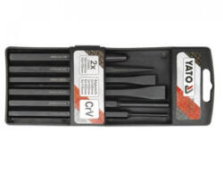 TOYA Set daltă plată, poanson și dorn 6 piese (YT-4712) Dalta
