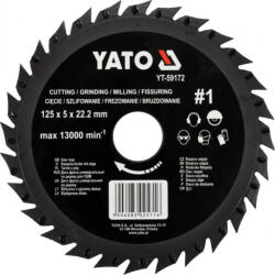 TOYA Disc de tăiere tip răspăluit 125 mm (YT-59172) (YT-59172) Pila