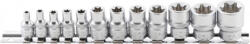 BGS technic Set chei tubulare Profil E | 6, 3 mm (1/4") / 10 mm (3/8") | E4 - E20 | 12 piese (BGS 2038) (2038) Cheie tubulara