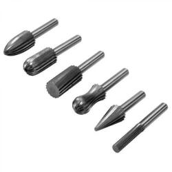 TOYA Set freze carbură 6 piese pentru metal (YT-61711) - sculeforte Pila