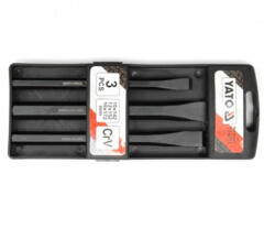 TOYA Set dalte plate 3 piese CrV (10-12-16 mm) (YT-4711) (YT-4711) Dalta