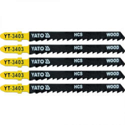 TOYA Pânză ferăstrău pendular T6TPI pentru lemn 5 buc/set (tăiere curată) (YT-3403) (YT-3403) Fierastrau
