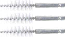 BGS technic Perii nylon | 16 mm | 6, 3 mm (1/4") | 3 piese (BGS 3078-16-N) - sculeforte
