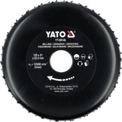 TOYA Disc rotativ tip răzuitor (pentru lemn-gips carton) pentru polizor unghiular 125 mm (YT-59146) (YT-59146) Pila