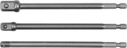 TOYA Set adaptoare biți pentru tubulare 3 piese 1/4"-3/8"-1/2" (YT-04628) (YT-04628) Cleste