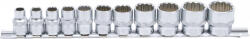 BGS technic Set chei tubulare, 12 colţuri | 10 mm (3/8") | Mărimi în ţoli | 11 piese (BGS 9112) - sculeforte Cheie tubulara