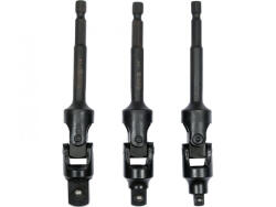 TOYA Set 3 adaptoare cardanice pentru bormașină 1/4"-3/8"-1/2" (YT-04641) (YT-04641) Cleste