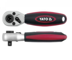 TOYA Clișeu cu clichet 1/4" 72T cu biți și chei tubulare 10 mm (YT-0331)
