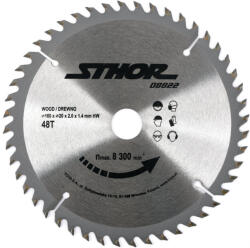 STHOR Disc TCT pentru lemn D160 T48 D20 (08822) (ST-08822) Fierastrau
