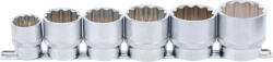 BGS technic Set chei tubulare, 12 colțuri | 12, 5 mm (1/2") | 24 - 38 mm | 12 piese (BGS 70102) (70102) Trusa unelte