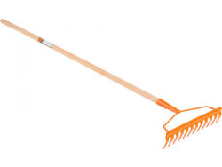TOYA Greblă cu mâner din lemn 12 dinți 142cm (35757) (FL-35757) Grebla