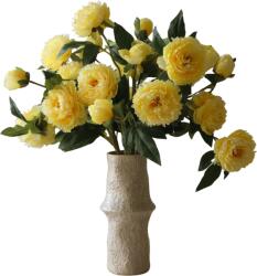 Botane Buchet de flori artificiale Botane, bujori, 72 cm, galben (Bot-sp25-bou-010)