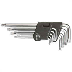 TOPEX SET TORX TS10-50 9buc, LUNG CU GĂURI (35D951) (35D951) Cheie torx