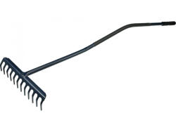 TOYA FLO Greblă cu mâner metalic curbat 12 dinți 150cm (35779) (FL-35779) Grebla