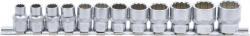 BGS technic Set chei tubulare, 12 colțuri | 10 mm (3/8") | 8 - 19 mm | 12 piese (BGS 9105) - sculeforte Cheie tubulara