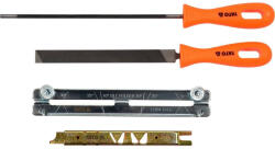 TOYA Set ascuțitor manual lanț 4 piese 3/8 0, 325 4, 5 mm (YT-85041) (YT-85041) Pila