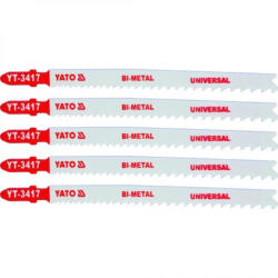 TOYA Pânză ferăstrău pendular T10TPI pentru metal 5 buc/set (YT-3417) Fierastrau