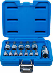 BGS technic Set biţi | 6, 3 mm (1/4") / 10 mm (3/8") / 12, 5 mm (1/2") | hexagon interior 2 - 14 mm | 13 piese (BGS 74257) (74257) Burghiu
