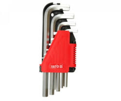 TOYA Set chei imbus 10 piese 2-12 mm CrV (YT-0508) (YT-0508) Cheie imbus