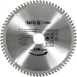 TOYA Disc fierăstrău pentru aluminiu 210/30/72 (YT-6093) Fierastrau